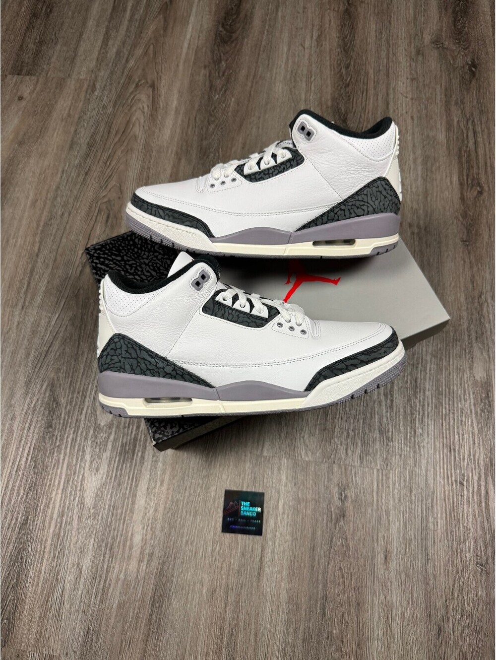 Size 10.5 - Air Jordan 3 Retro Cement Grey